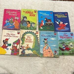 8 Vintage Classic Disney books